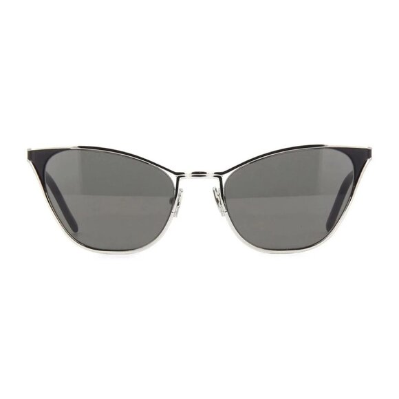 NEW SAINT LAURENT SUNGLASSES, SL409 001 SILVER WOMEN EYEWEAR SL 409 001
